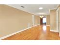 Spacious dining room with hardwood floors and chandelier at 731 E Lumsden Rd, Brandon, FL 33511