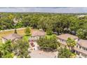 Aerial view of houses and surrounding landscape at 309 Dakota Hill Dr, Seffner, FL 33584