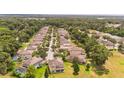 Aerial view of a residential neighborhood at 309 Dakota Hill Dr, Seffner, FL 33584