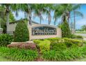 Buckhorn Preserve community entrance with lush landscaping at 4224 Fleewell Ct, Valrico, FL 33596