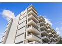 Modern building exterior with balconies and clean lines at 5700 Mariner St # 801E, Tampa, FL 33609