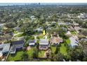 Wide aerial view of the property and surrounding houses at 809 41St N Ave, St Petersburg, FL 33703