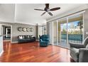 Spacious living room with hardwood floors and city views at 345 Bayshore Blvd # 308, Tampa, FL 33606