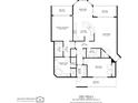 1600 sq ft floor plan; 2 bed, 2 bath, balcony at 10851 Mangrove Cay Ne Ln # 1112, St Petersburg, FL 33716