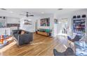 Bright living room featuring hardwood floors and stylish furniture at 323 30Th N Ave, St Petersburg, FL 33704