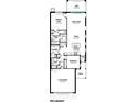 Floor plan showing a 2-car garage, great room, and two bedrooms at 11275 Boundless Ter, Venice, FL 34293