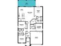 Detailed floor plan showcasing the layout of the home, including bedrooms, kitchen, and living spaces at 17938 Solstice Ave, Venice, FL 34293