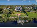 Luxury waterfront home with private dock and large yard at 118 Harbor View Ln, Belleair Bluffs, FL 33770