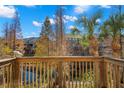Wooden deck overlooking a pond and lush trees, great for relaxing at 3010 Bayshore Pointe Dr, Tampa, FL 33611