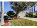 House exterior showcasing a lush lawn and mature trees at 3152 Banyan Hill Ln, Land O Lakes, FL 34639