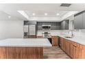 Modern kitchen with stainless steel appliances and island at 801 83Rd N Ave # 120, St Petersburg, FL 33702