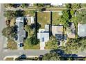 An overhead view showcasing the house's location and surrounding properties at 4220 19Th N St, St Petersburg, FL 33714