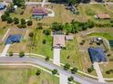Bird's-eye view of a house with a pool and large backyard at 3406 Ranchdale Dr, Plant City, FL 33566