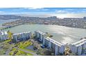 Aerial view showcasing the community and its beautiful waterfront location at 7902 Sailboat Key S Blvd # 405, South Pasadena, FL 33707