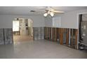 Open concept living area, currently under renovation at 215 176Th Terrace E Dr, Redington Shores, FL 33708