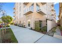 Modern building exterior with sidewalk and landscaping at 644 3Rd S Ave # 508, St Petersburg, FL 33701