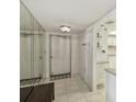 Entryway with mirrored walls and a view into the kitchen area at 5200 Brittany S Dr # 1110, St Petersburg, FL 33715