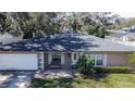 Single-story house, gray roof, and green lawn at 1206 Meadowcrest Dr, Valrico, FL 33594