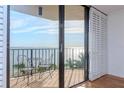 Balcony with water view and seating at 3301 Bayshore Blvd # 804D, Tampa, FL 33629