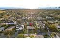 Aerial view of a house and surrounding neighborhood at 612 Danube Ave, Tampa, FL 33606