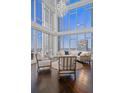 Spacious living room with hardwood floors and city views at 175 1St S St # 3402, St Petersburg, FL 33701