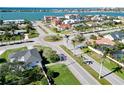 Neighborhood view showing houses near the waterfront at 289 Monte Cristo Blvd, St Petersburg, FL 33715