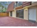Private patio with access from sliding glass doors, ideal for outdoor relaxation at 721 1St Ct, Palm Harbor, FL 34684