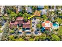 Aerial view of condo community showing building location at 300 S Florida Ave # 400D, Tarpon Springs, FL 34689