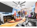 Open concept living area with access to kitchen and dining at 1907 27Th W St, Bradenton, FL 34205