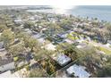 Aerial view of a single-Gathering home near the waterfront at 3613 S Gardenia Ave, Tampa, FL 33629