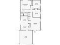 1000 sqft 2 bed 2 bath floorplan at 30618 Birdhouse Dr, Wesley Chapel, FL 33545