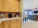 Kitchen features corner cabinets and ample counter space at 10713 Shady Preserve Dr, Riverview, FL 33579