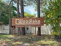 Woodlake private property sign, 2050 and 2078 at 2066 Sunset Point Rd # 97, Clearwater, FL 33765
