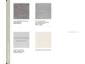 Flooring, cabinetry and countertop options for the new home at 2123 Hallier Cv, Wesley Chapel, FL 33543