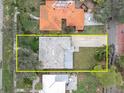 Single-story home with spacious yard, seen from above at 266 Snell Isle Ne Blvd, St Petersburg, FL 33704