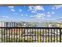 Breathtaking water and city views from a balcony at 400 Island Way # 1204, Clearwater, FL 33767