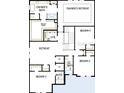 Second floor plan featuring a large owner's retreat, multiple bedrooms, and bathrooms at 1002 W Virginia Ave, Tampa, FL 33603