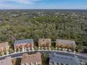 Aerial view of townhome community showcasing surrounding landscape at 8958 White Sage Loop, Lakewood Ranch, FL 34202