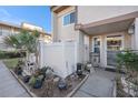 Attractive front entrance with charming garden at 9209 Seminole Blvd # 209, Seminole, FL 33772