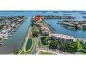 Aerial view showing building location and marina access at 2795 Kipps Colony S Dr # 305, St Petersburg, FL 33707