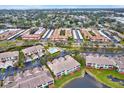 Aerial view showing community pool and building layout at 6363 99Th N Way # 12A, St Petersburg, FL 33708