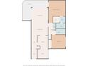 Two-bedroom floor plan with balcony at 2413 Bayshore Blvd # 404, Tampa, FL 33629