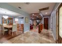 Spacious entryway with views into dining room and living room at 531 Garrard Dr, Temple Terrace, FL 33617