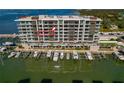 Luxury waterfront condo building with boat slips and stunning water views at 920 N Osceola Ave # 507, Clearwater, FL 33755