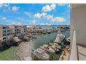 Breathtaking view of marina and bay from condo balcony at 920 N Osceola Ave # 507, Clearwater, FL 33755