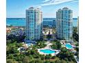 Luxury condo twin towers with pools and ocean views at 1180 Gulf Blvd # 1603, Clearwater Beach, FL 33767
