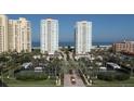Oceanfront twin towers with lush landscaping and tennis courts at 1180 Gulf Blvd # 1603, Clearwater Beach, FL 33767
