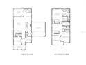 Two-story home floor plan featuring 3 bedrooms, 2.5 baths, and a 2-car garage at 3125 14Th N St, St Petersburg, FL 33704