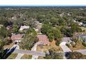 Aerial view of homes and landscape at 2712 Mock Orange Ct, Valrico, FL 33594