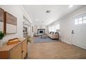 Bright and airy living room with a fireplace and an open floor plan at 7516 38Th N Ave, St Petersburg, FL 33710